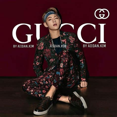 gucci bts v|bts v gucci model.